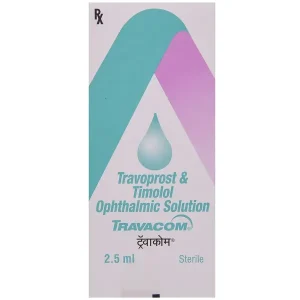 Travoprost & Timolol eye drops