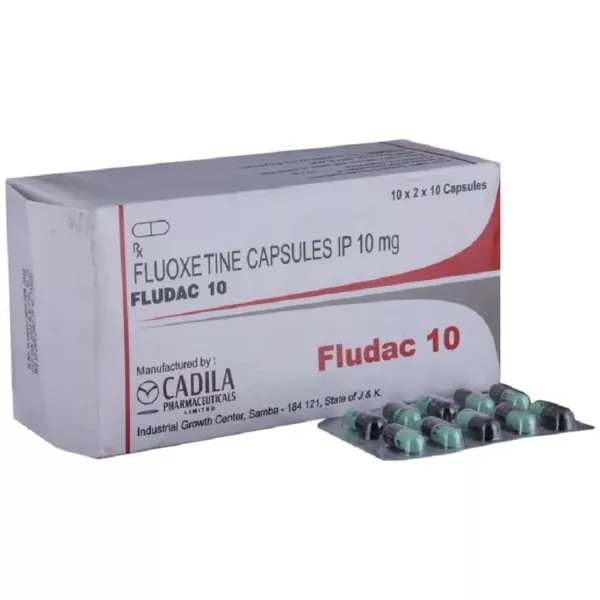 Fludac 10mg Capsules for Depression & Anxiety Support