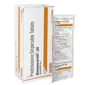 Prednisolone Dispersible Tablets 20 mg